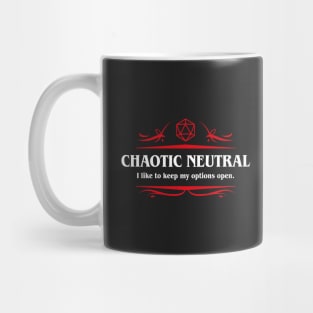 Chaotic Neutral Tabletop RPG Addict Mug